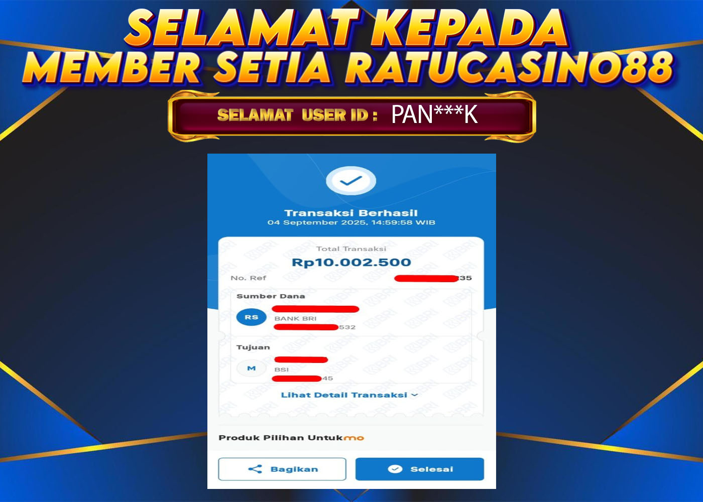 WITHDRAWAL MEMBER 47